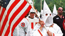 US Flag w KKK